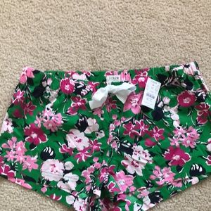 NWT J Crew sleep shorts